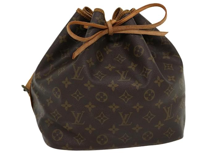 LOUIS VUITTON Monogram Petit Noe Shoulder Bag M42226 LV Auth tp400 Cloth  ref.631474
