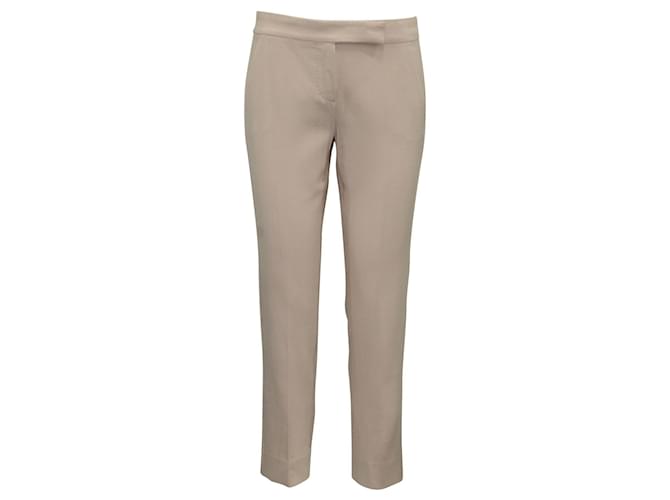 Max Mara Pantalones de oficina clásicos rosa pálido Lana  ref.631624