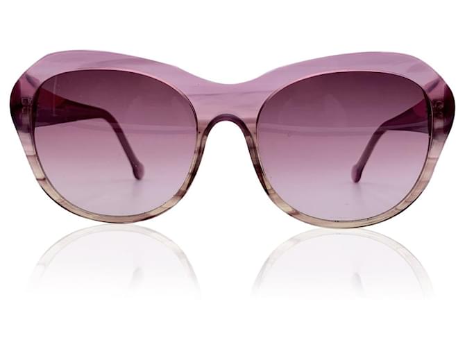 Louis Vuitton Pinke Sonnenbrille Handmade in Italy Butterfly Mod. LUCIA 03 58/18 Acetat  ref.631657