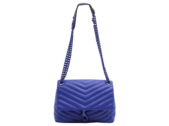 Rebecca Minkoff Bolsa de ombro acolchoada azul