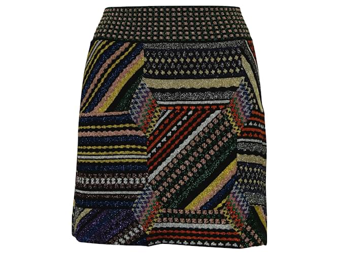 Zigzag hotsell metallic skirt