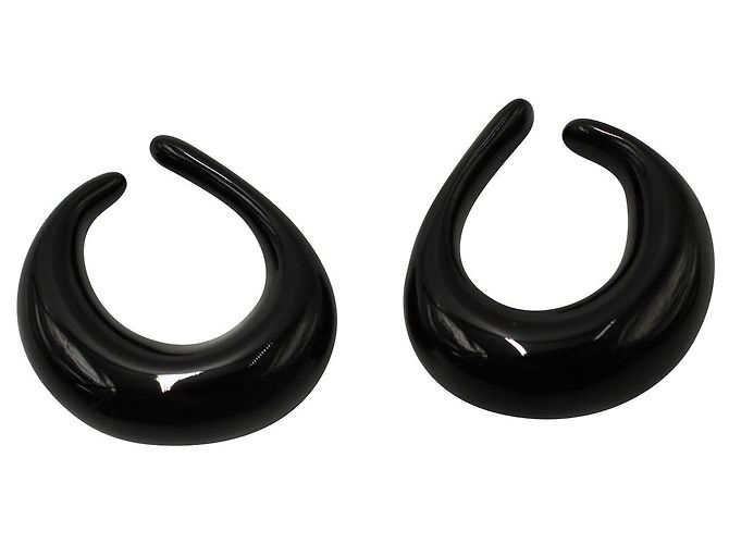 Baccarat Orecchini in cristallo nero Les Boucles