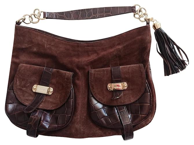 Furla bag Dark brown Leather  ref.631743