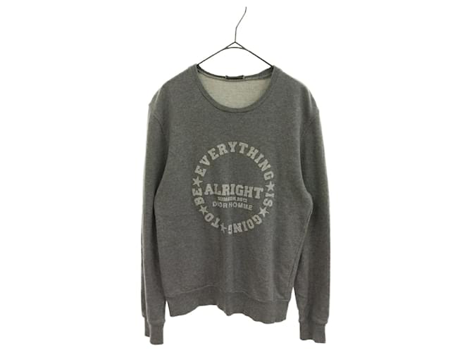 Christian Dior Sweaters Grey Cotton  ref.631893