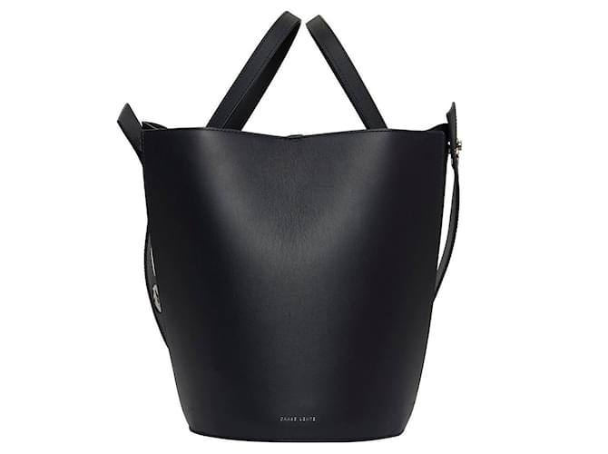 Autre Marque Lorna Calf-Skin Leather Bucket Bag Black  ref.632008
