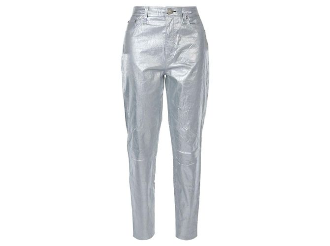 Rag & Bone Metallische Lederhose