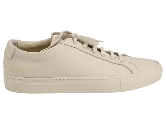 Autre Marque Common Projects Men's Original Achilles Low-Top Sneakers in Beige Leather  ref.632310