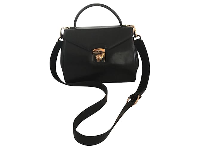 Salvatore Ferragamo Handbags Dark brown Leather  ref.632770