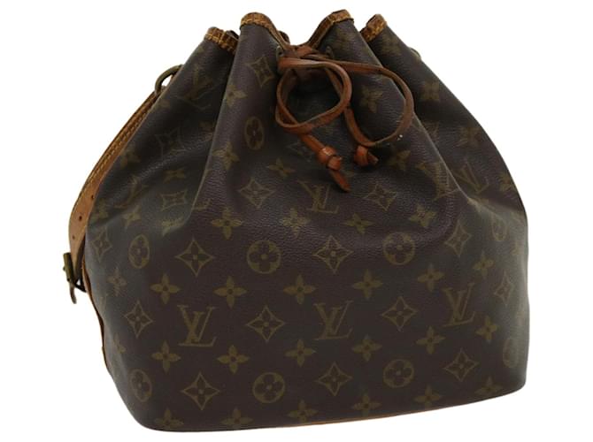 LOUIS VUITTON Monogram Petit Noe Shoulder Bag M42226 LV Auth tp413 Cloth  ref.632848