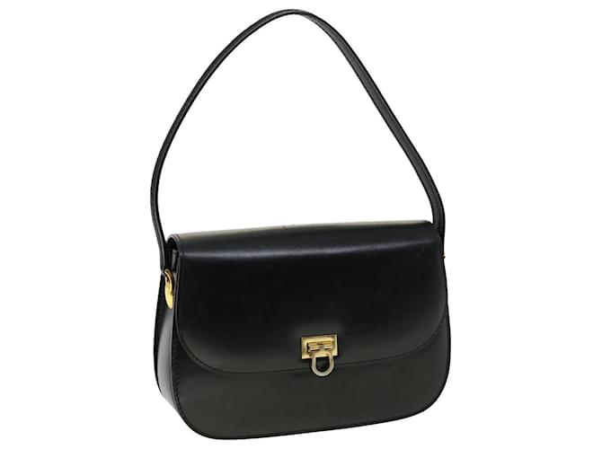 Céline CELINE Shoulder Bag Leather Black Auth ar7387  ref.632889