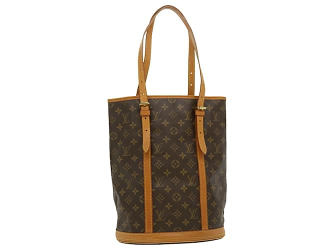 Bucket LOUIS VUITTON Borsa a spalla GM a secchiello con monogramma L012 LV Auth jk2416 Tela  ref.632922