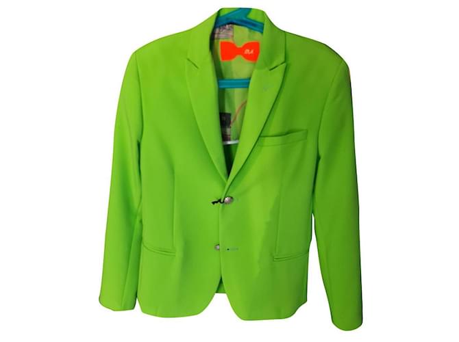 Daniele Alessandrini chaqueta de sport. NUEVO Verde claro Poliéster Viscosa  ref.633027