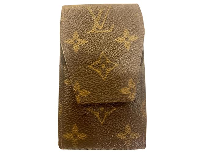 Montsouris Louis Vuitton Cigarette holder Brown Cloth  ref.633082