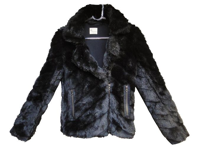faux fur jacket Stella Forest t 36 Black