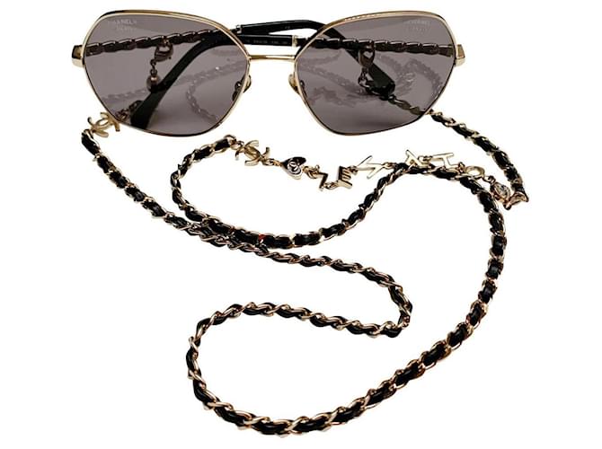 Chanel cadena de gafas de joyería 2022 Gold hardware Metal  ref.633167