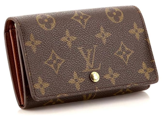 Montsouris Louis Vuitton Tresor Wallet Monogram Canvas Brown