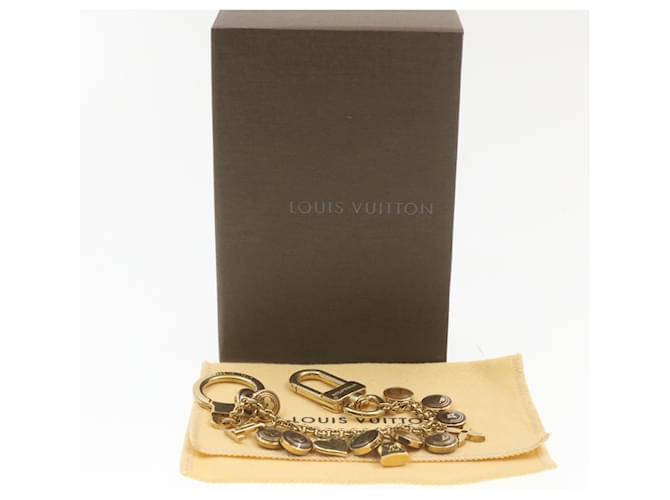 Bolsa LOUIS VUITTON Porte Cles Chainne Pastille Charm Gold M65386 LV Auth am289b Dourado Metal  ref.633277