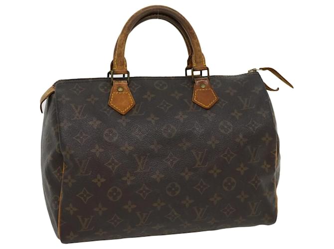 Louis Vuitton Monogram Speedy 30 Hand Bag M41526 LV Auth jk2332 Cloth  ref.633429