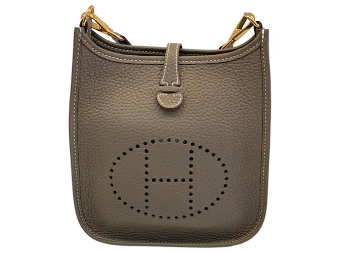 Evelyne Hermès Handbags Light brown Leather  ref.633854