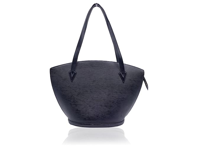 Louis Vuitton Vintage Black Epi Leather Saint Jacques GM Tote Bag  ref.633894