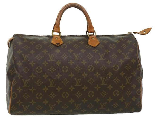 Louis Vuitton Monogram Speedy 40 Hand Bag M41522 LV Auth pt4334 Cloth  ref.634058