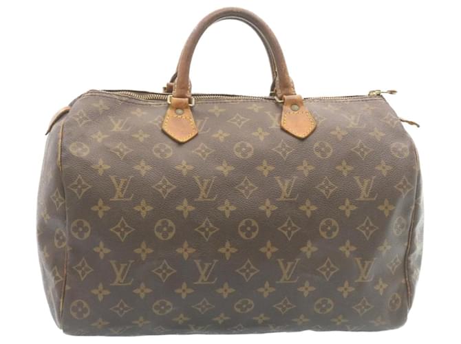 Louis Vuitton Monogram Speedy 35 Hand Bag M41524 LV Auth am2030g Cloth  ref.634142