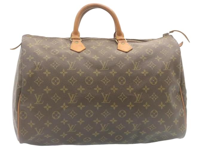 Louis Vuitton Monogram Speedy 40 Hand Bag M41522 LV Auth am2061g Cloth  ref.634155