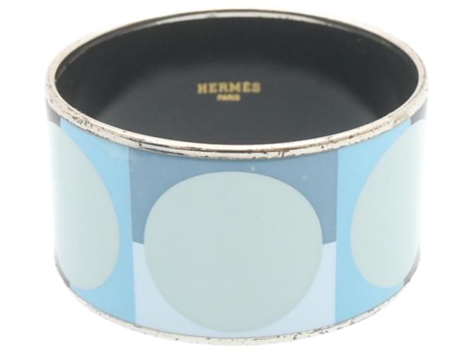 Hermès HERMES Armreif Blau M65690 Auth bin2068G Metall  ref.634159