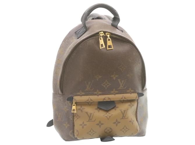 LOUIS VUITTON Monogram Reverse Palm Springs PM Sac à dos M43116 LV Auth am2170Géorgie  ref.634166