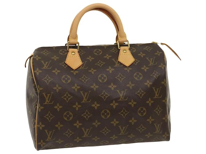 Louis Vuitton Monogram Speedy 30 Hand Bag M41526 LV Auth am2425g Cloth  ref.634171