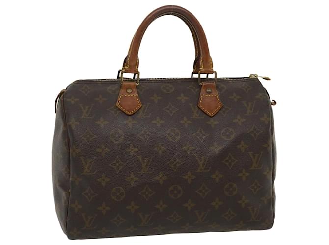 Louis Vuitton Monogram Speedy 30 Hand Bag M41526 LV Auth am2444g Cloth  ref.634182