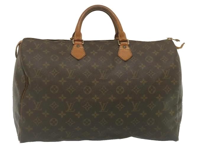 Louis Vuitton Monogram Speedy 40 Hand Bag M41522 LV Auth am2265g Cloth  ref.634230