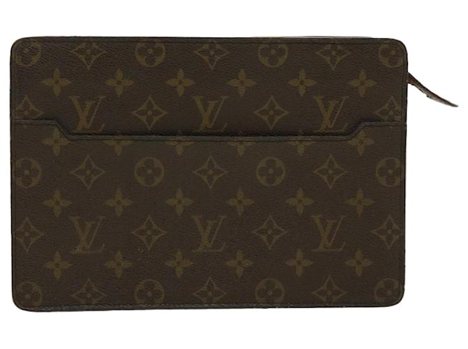 LOUIS VUITTON Monogram Pochette Homme Clutch Bag M51795 LV Auth tp360 Lona  ref.634335