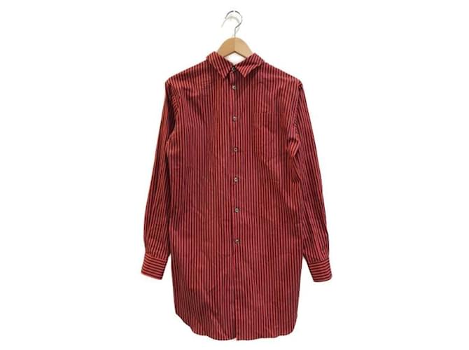 Comme Des Garcons Shirts Red Cotton  ref.634379