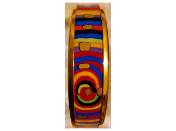 Elegante pulsera Frey Wille estilo HERMÈS Multicolor