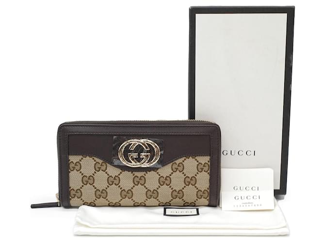 Gucci Wallets Beige Leather  ref.634531