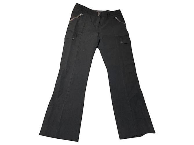 Burberry calça, leggings Preto Lã  ref.634599