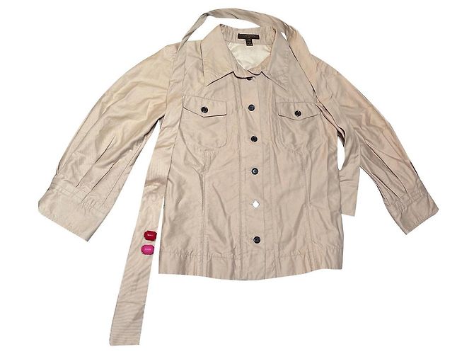 Chaqueta Louis Vuitton de Algodón Beige