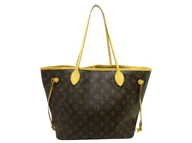 Louis Vuitton Neverfull Castaño Lienzo  ref.634901