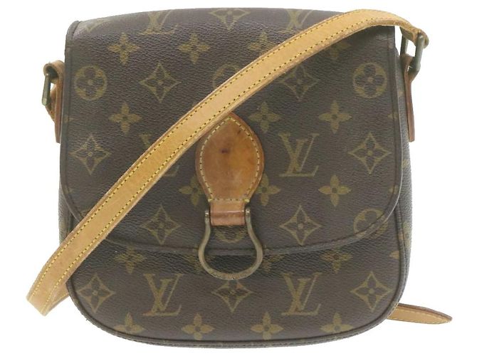 Saint-Cloud Bolsa de ombro M LOUIS VUITTON Monogram Saint Cloud MM51243 LV Auth am683g Monograma