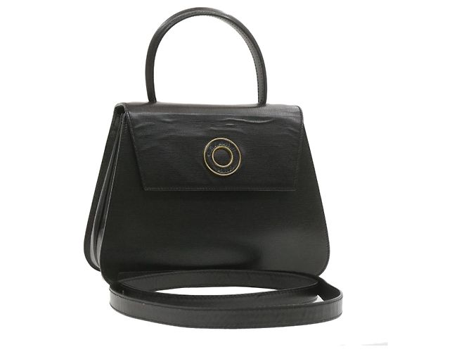 Céline CELINE Handtasche Leder 2Weg Schwarz Auth bin376G