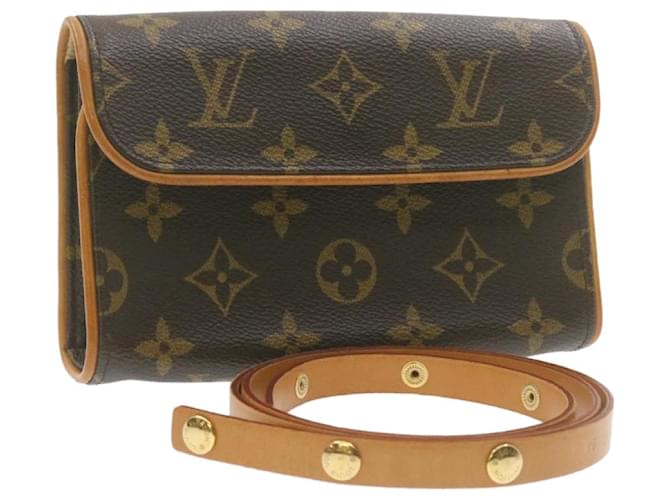 LOUIS VUITTON Monogram Pochette Florentine Waist bag M51855 LV Auth am975g Cloth  ref.635068