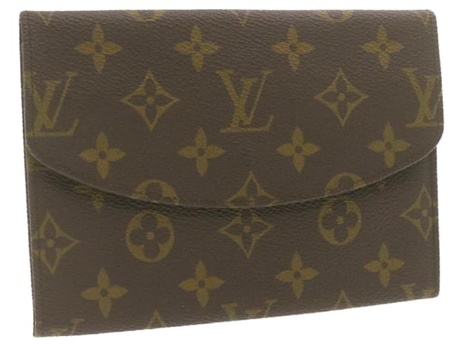 Louis Vuitton Monogram Pochette rabat 18 Bolsa Clutch Vintage M51940 LV am934g Monograma Lona  ref.635270