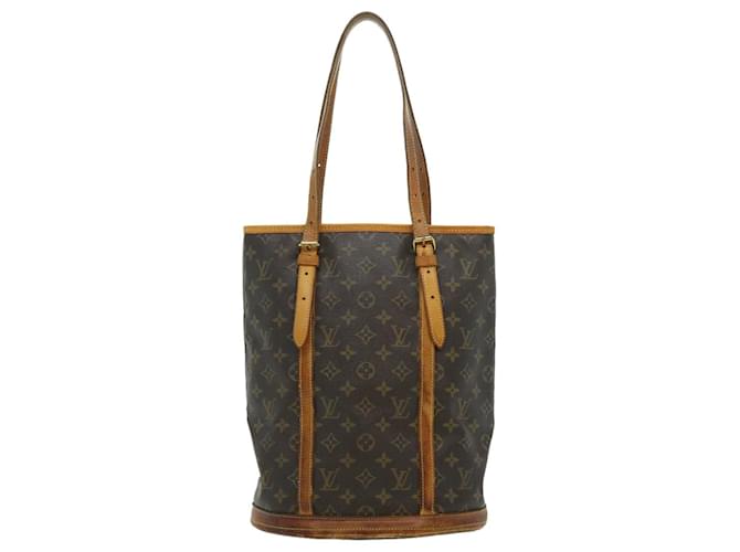 Louis Vuitton Bucket GM Brown Cloth  ref.635332