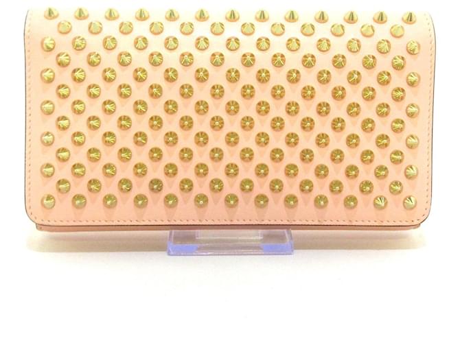 Christian Louboutin Macaron Pink Leder  ref.635342