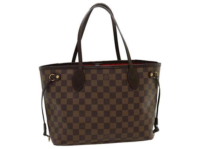 Louis Vuitton Neverfull PM Brown Cloth  ref.635441