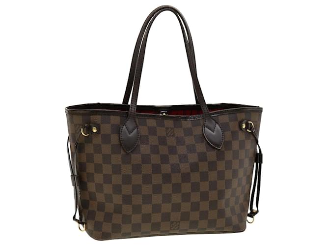 Louis Vuitton Neverfull PM Marrom Lona  ref.635443