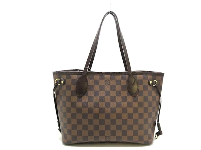 Louis Vuitton Neverfull Brown Cloth  ref.635505
