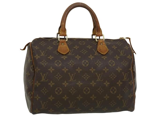 Louis Vuitton Monogram Speedy 30 Hand Bag M41526 LV Auth hs986 Cloth  ref.635536