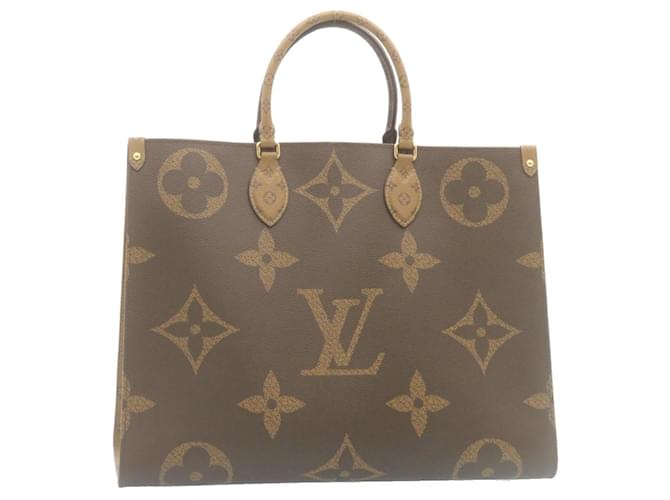 NEW LOUIS VUITTON On the go Size GM Monogram/Monogram Reverse Canvas Red  M45320